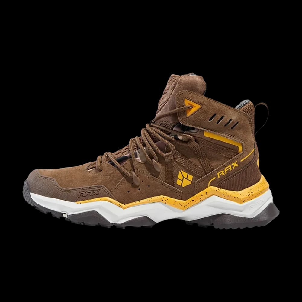 RAX All in One hiking boot in Brown, side profile