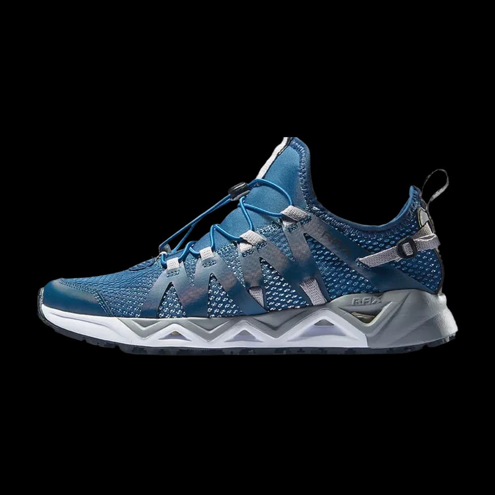 RAX Aqua Upstreams water shoe in Cowboy Blue, side profile
