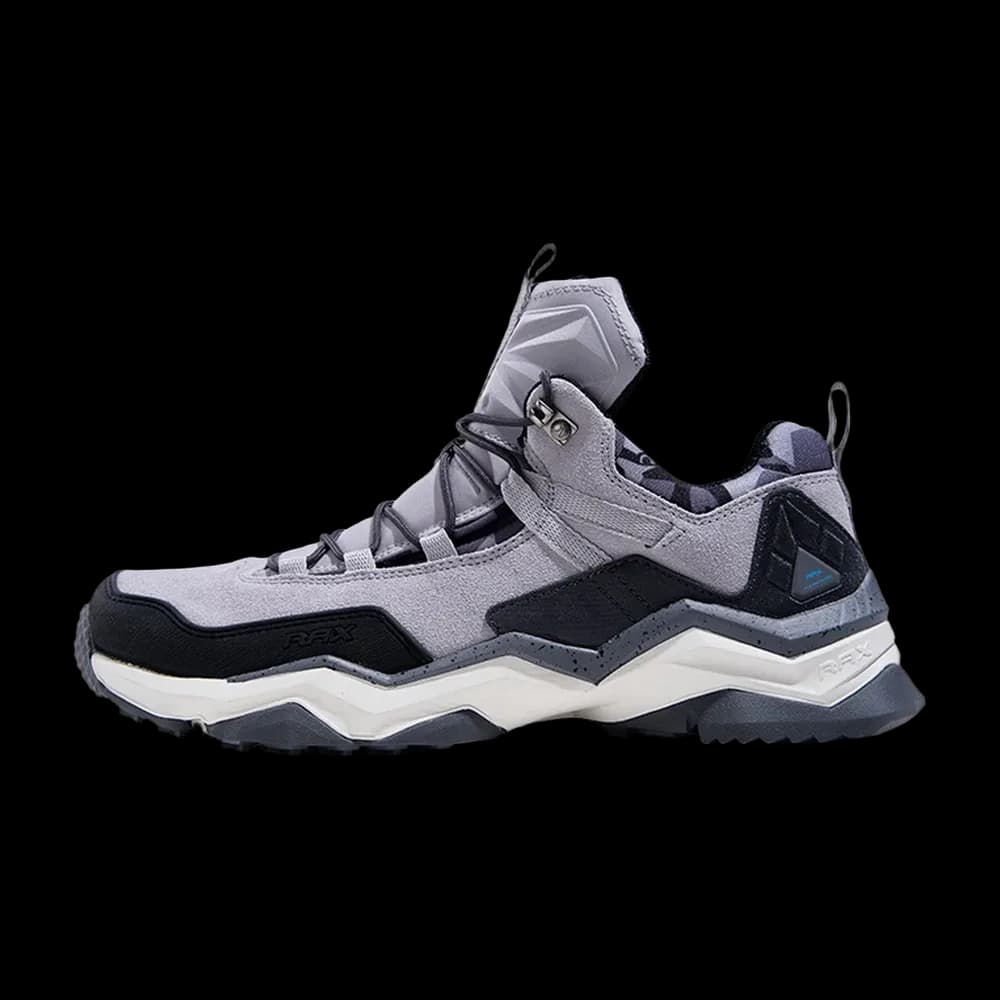RAX Ridge Pro side profile in Light Grey suede